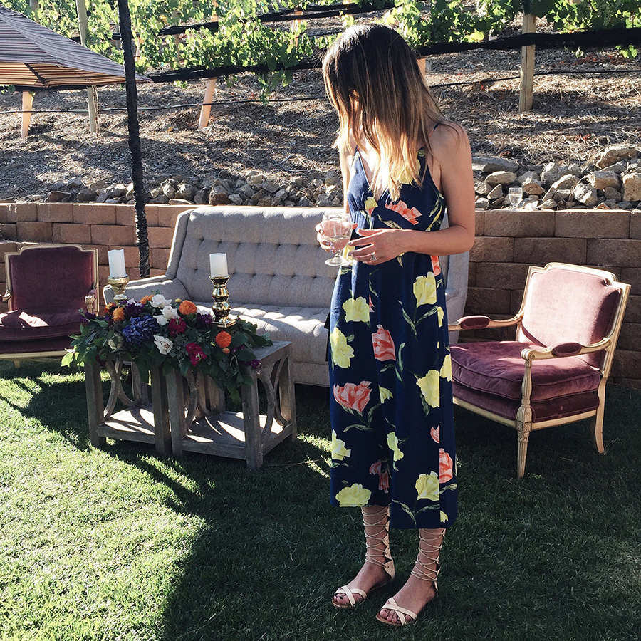 welks resort dinner forever21 floral jumpsuit