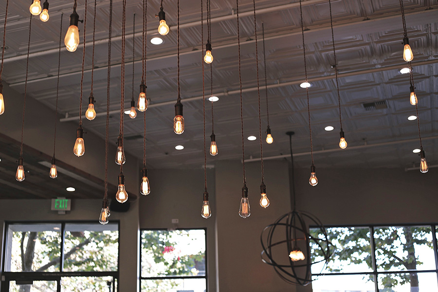 Verve Coffee Roasters Santa Cruz California lights