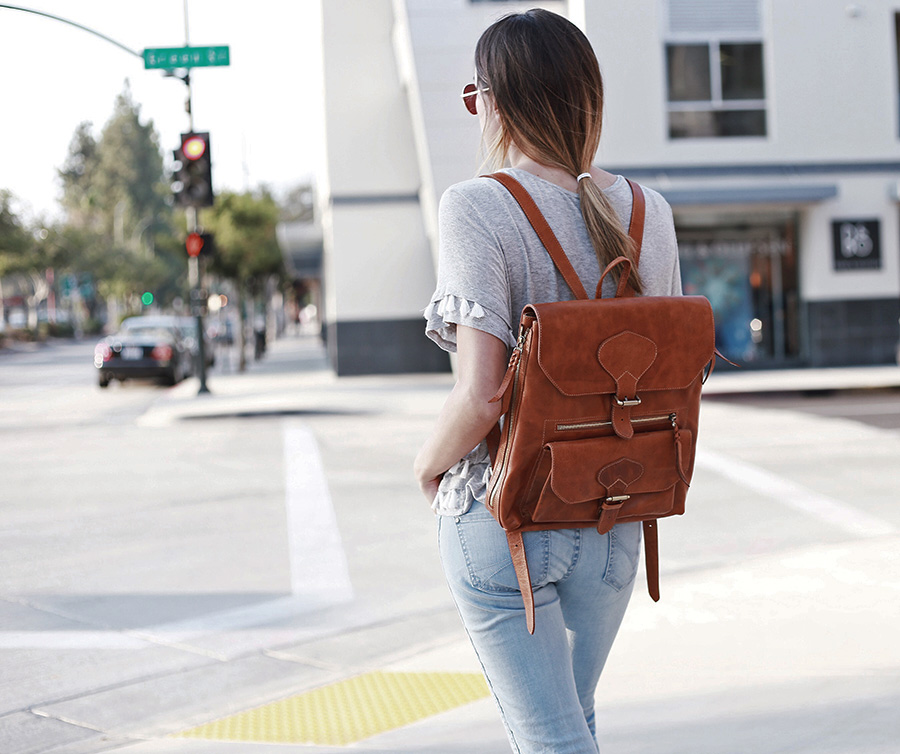 leather backpack fall trends 2015