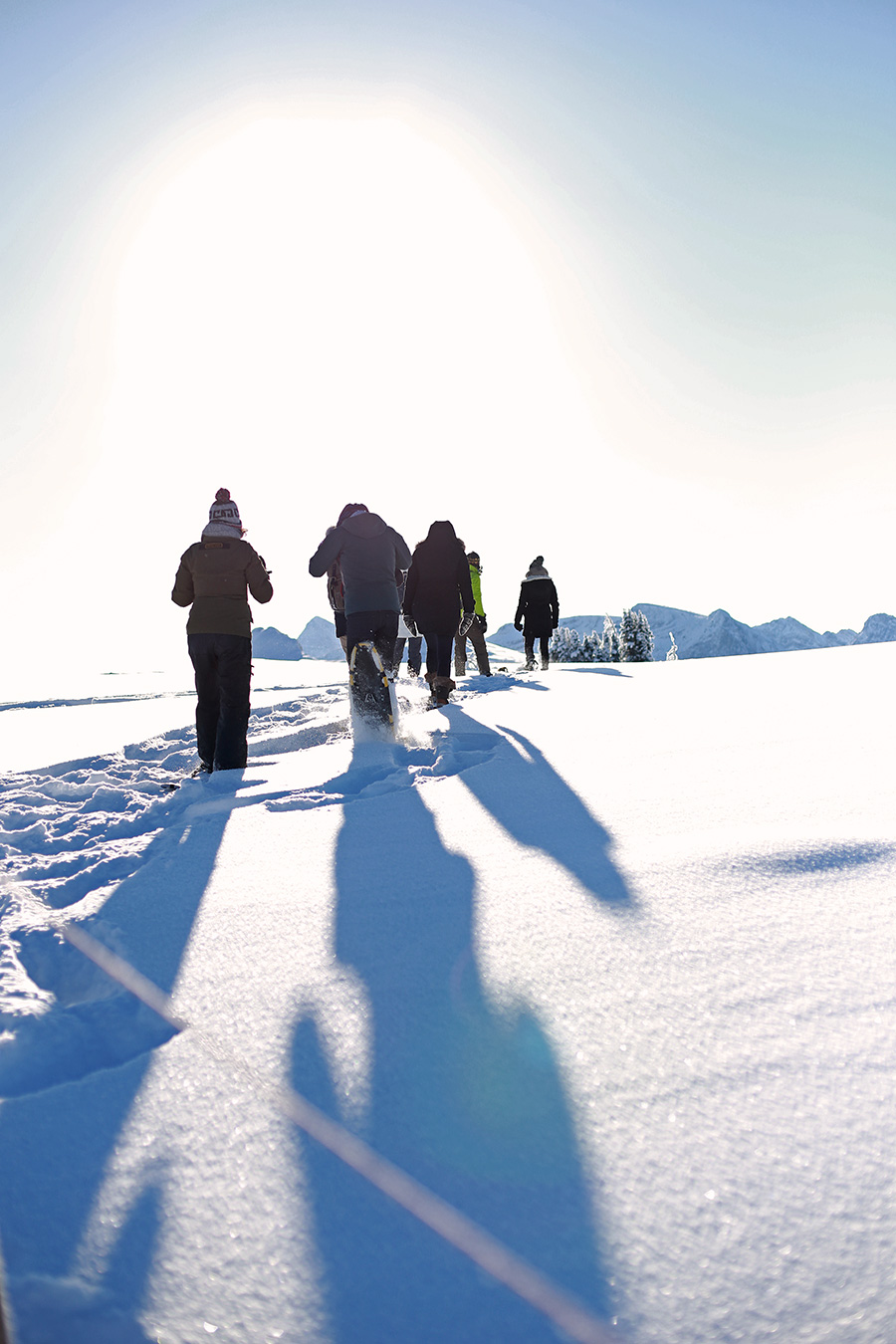 Snowshoeing Sunshine Mountain