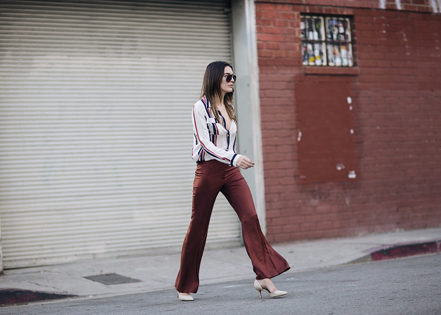 Wide Leg Trousers Blogger