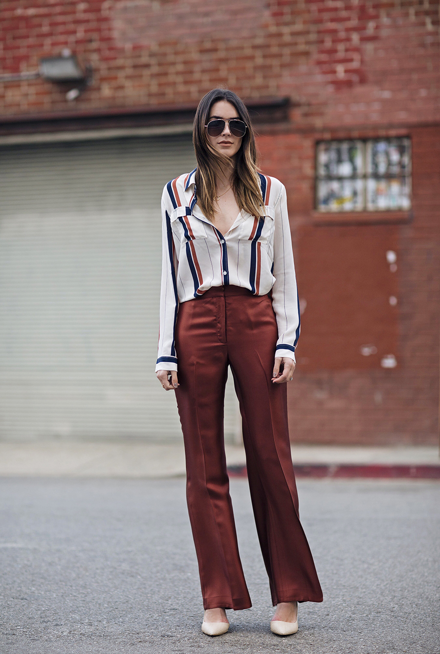 Wide Leg Trousers Street Style