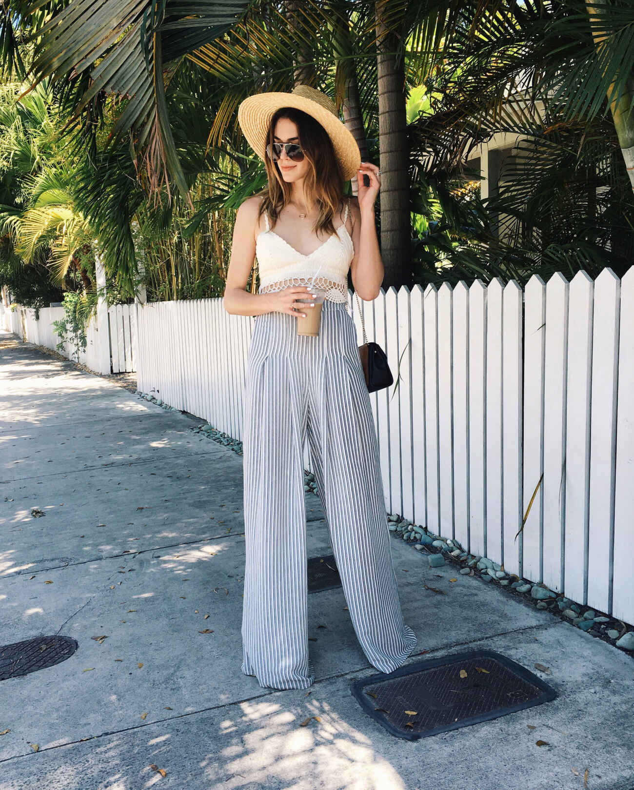 Wide Leg Pants Crochet Vacation Style