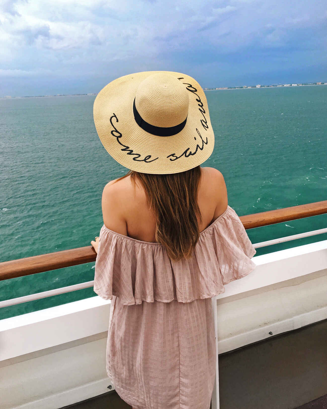 Come Sail Away Straw Hat