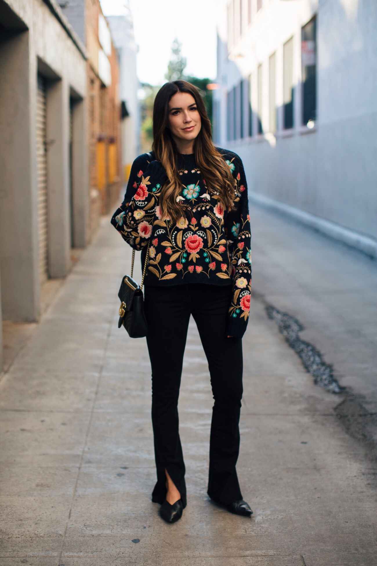 Brittany Xavier Embroidered Sweater