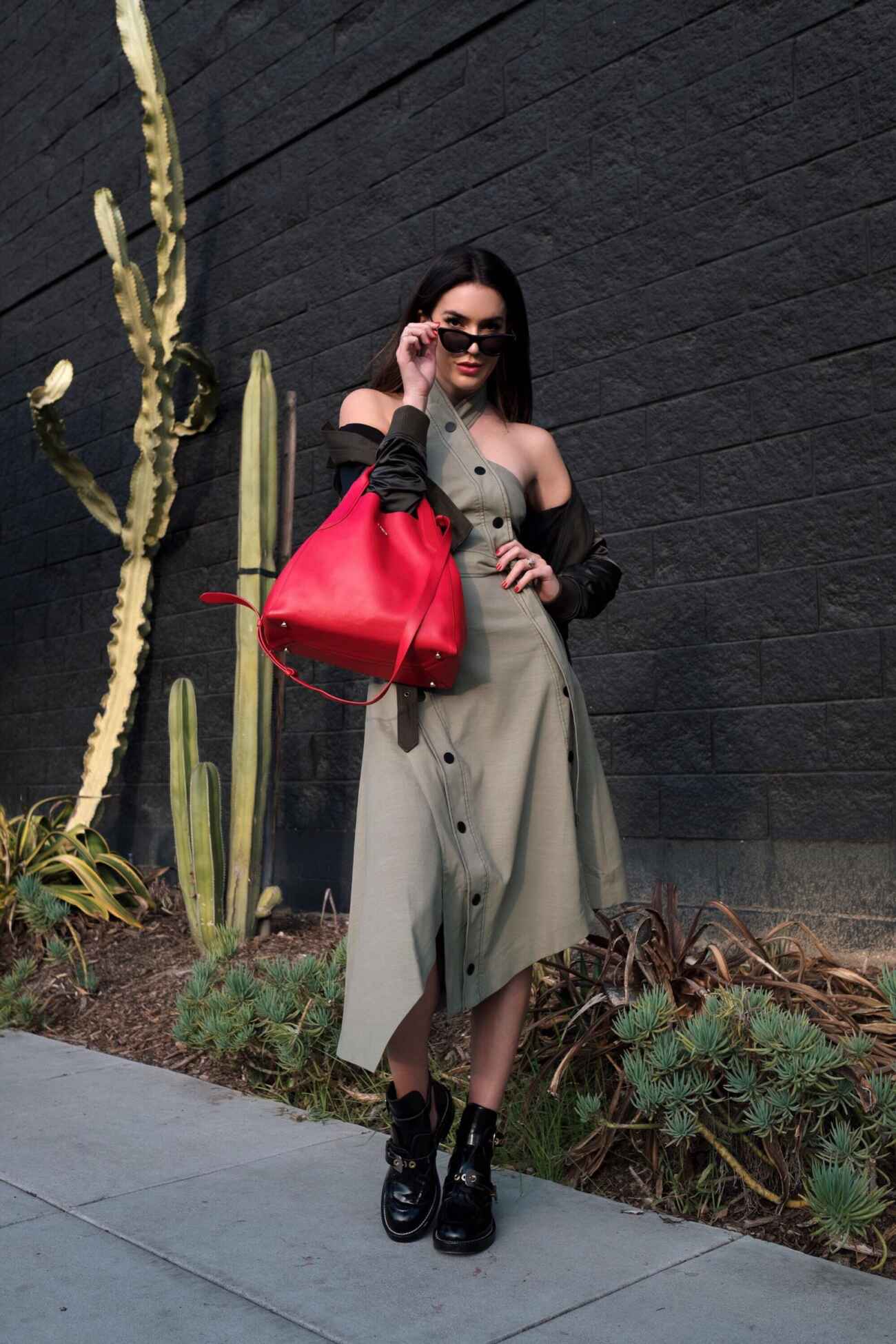 How to style a red bag: first outfits — No Time For Style