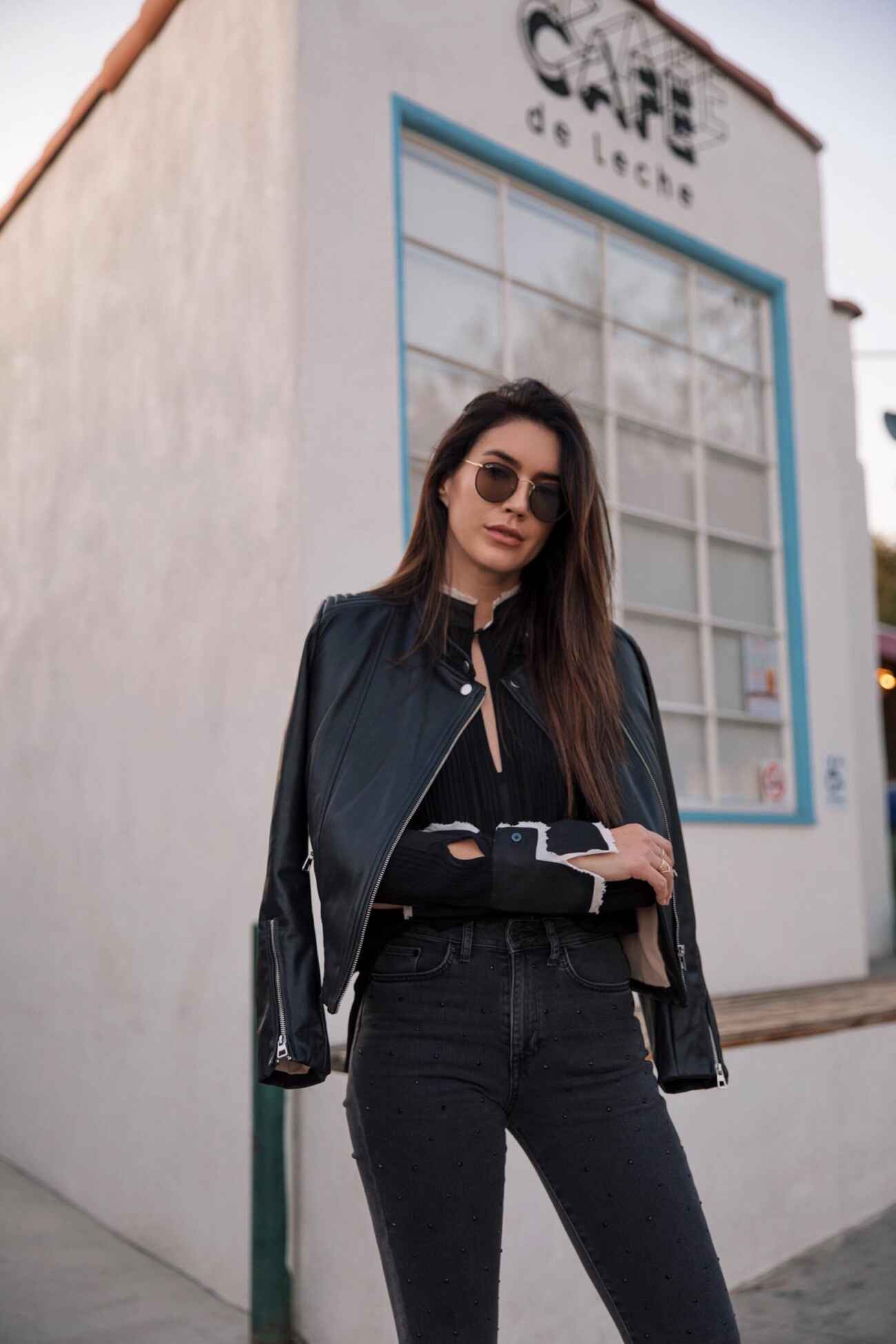 HOW TO STYLE A LEATHER JACKET