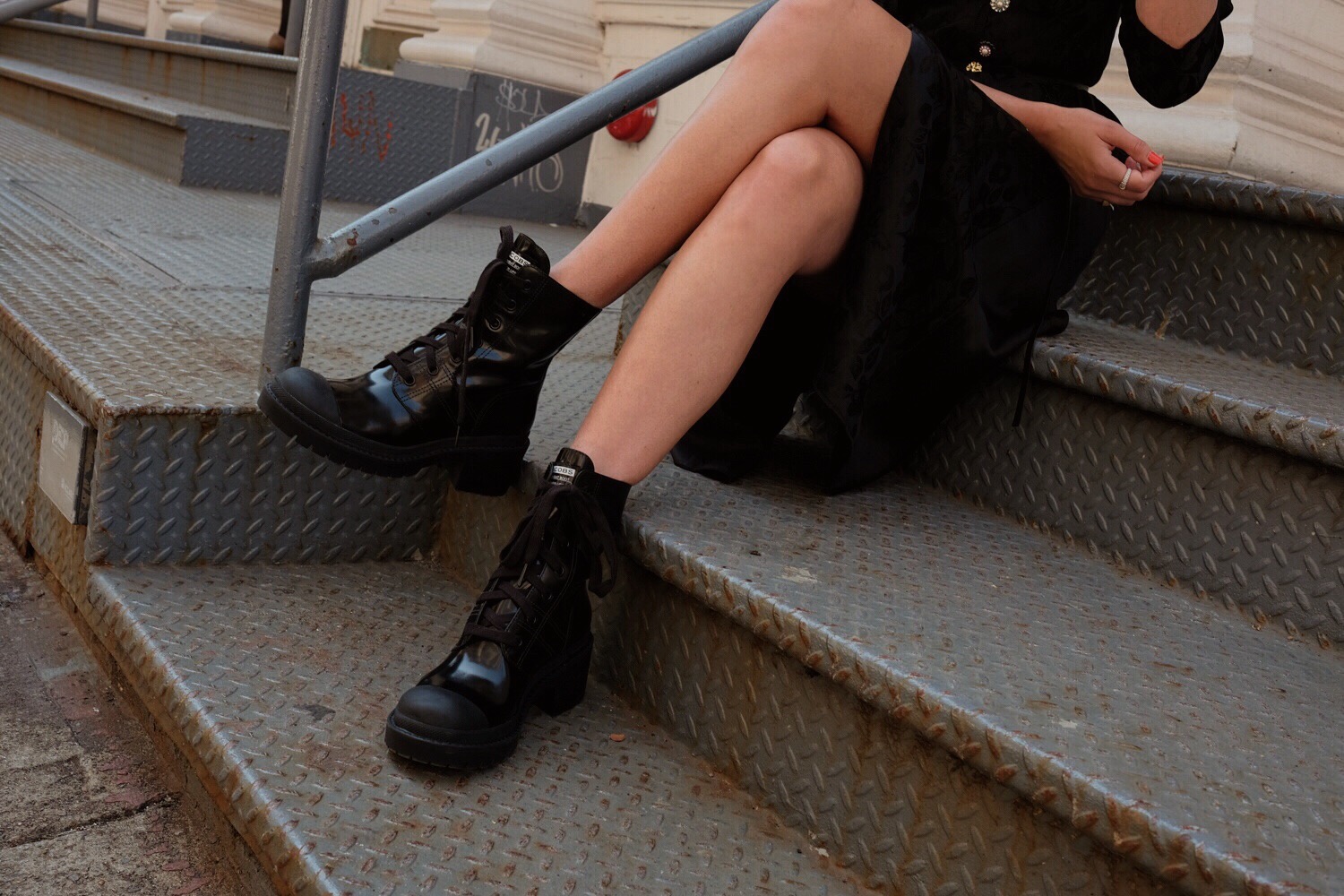 marc jacobs combat boots